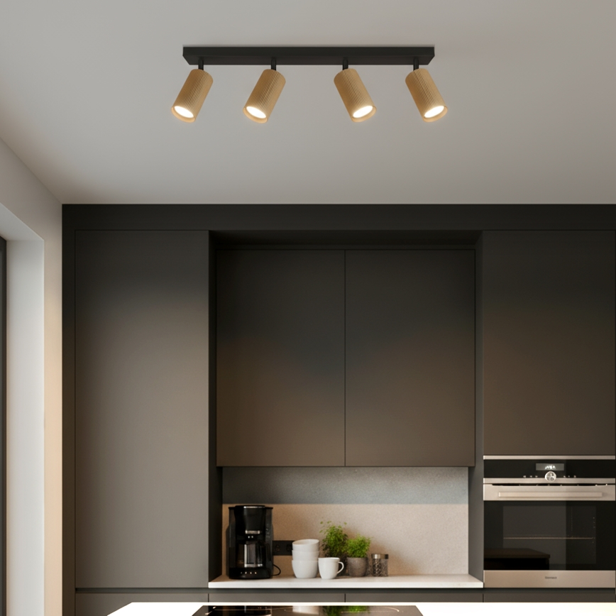 Brilagi - Spot LED RGBW dimmable SELE MODERN 4xGU10/4,8W/230V 3000K doré + télécommande