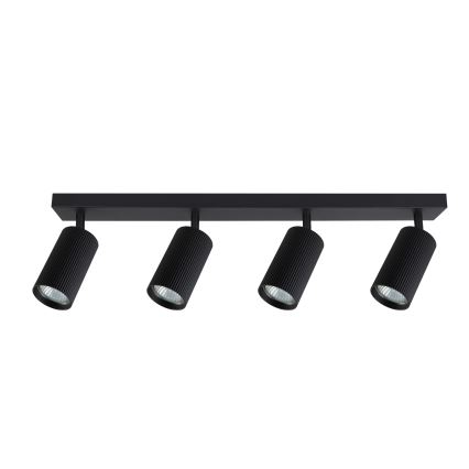 Brilagi - Spot LED RGBW à intensité variable SELE MODERN 4xGU10/4,8W/230V 3000K noir + télécommande
