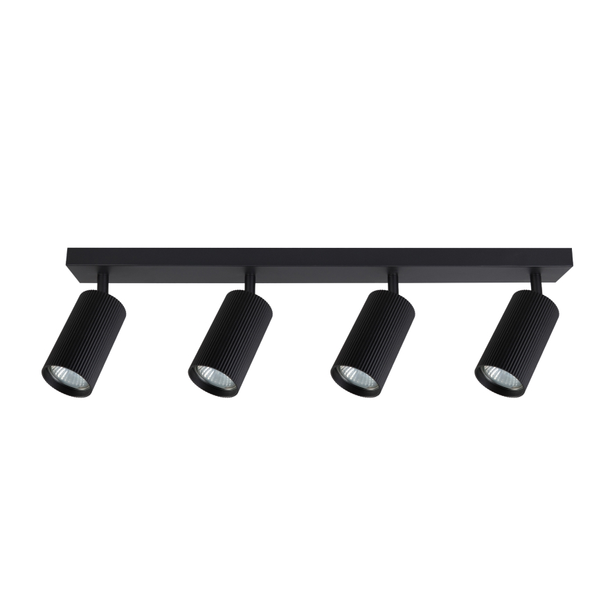 Brilagi - Spot LED RGBW à intensité variable SELE MODERN 4xGU10/4,8W/230V 3000K noir + télécommande
