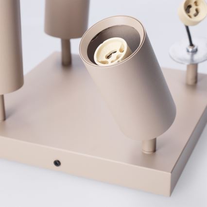 Brilagi - Spot LED RGBW dimmable SELE SQUARE 4xGU10/6,5W/230V 2700-6500K beige