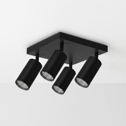 Brilagi - LED RGBW Spot dimmable SELE SQUARE 4xGU10/6,5W/230V 2700-6500K noir