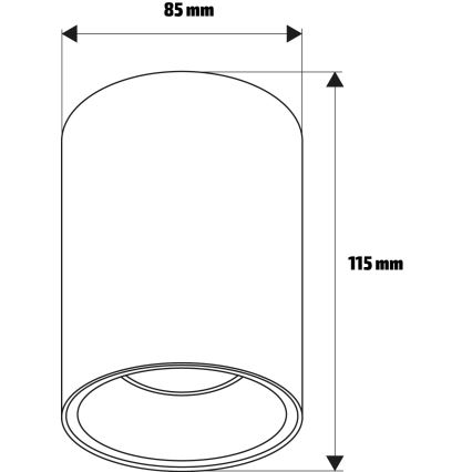 Brilagi - Spot LED RGBW dimmable TRINE 1xGU10/30W/230V 3000K Wi-Fi beige/doré