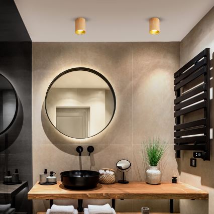 Brilagi - Spot LED RGBW dimmable TRINE 1xGU10/30W/230V 3000K Wi-Fi décor chêne