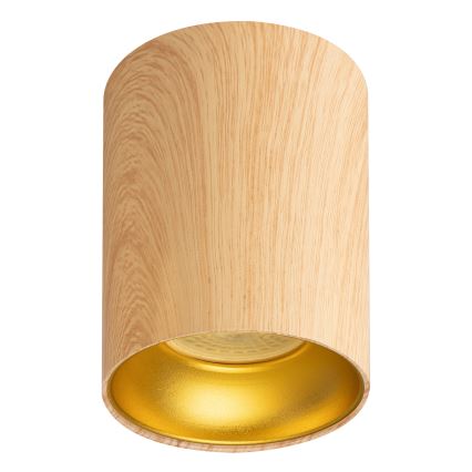 Brilagi - Spot LED RGBW dimmable TRINE 1xGU10/4,8W/230V 3000K finition chêne + télécommande