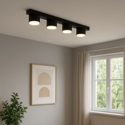 Brilagi - Spot LED RGB+CCT dimmable MONO 4xGX53/14W/230V 2700-6500K Wi-Fi Tuya noir
