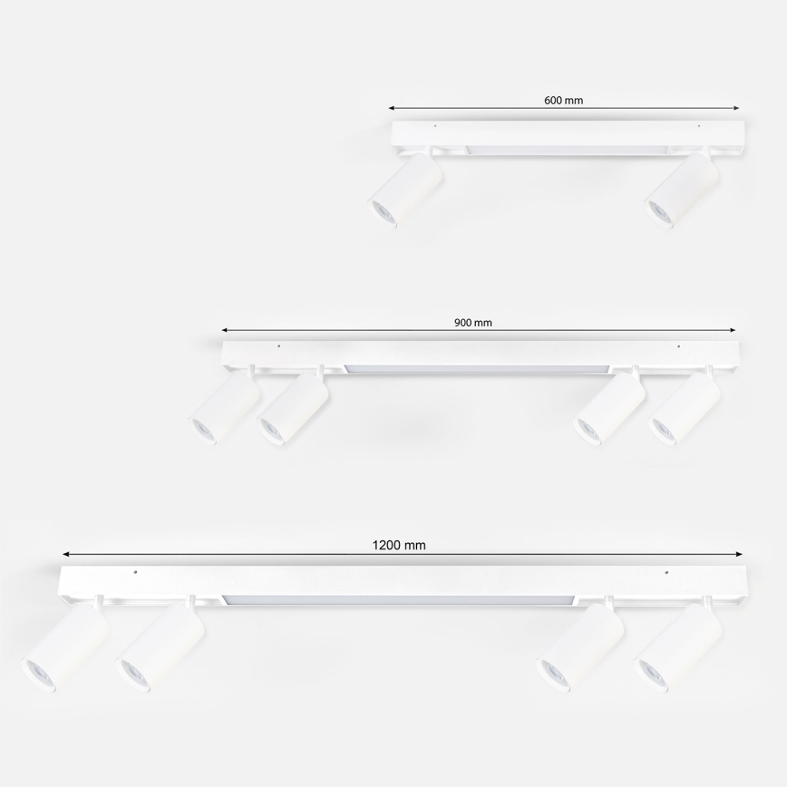 Brilagi - Spot LED SELE 4xGU10/30W/230V + LED/20W blanc