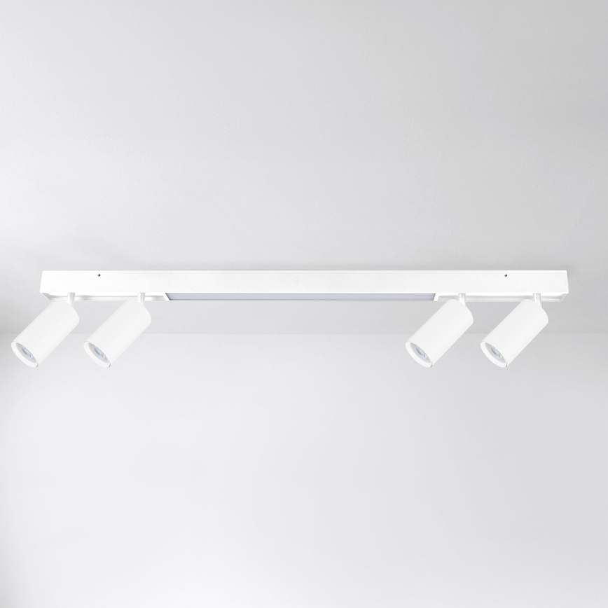Brilagi - Spot LED SELE 4xGU10/30W/230V + LED/25W blanc