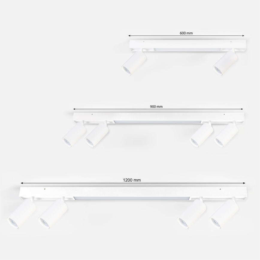 Brilagi - Spot LED SELE 4xGU10/30W/230V + LED/25W blanc