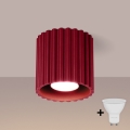 Brilagi - Spot LED SFERA 1xGU10/10W/230V Ø 10 cm bordeaux