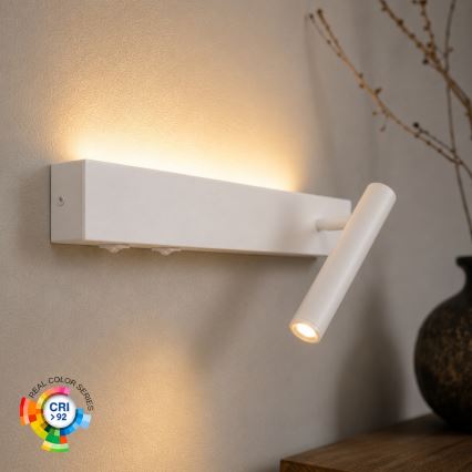 BRILAGI - Spot mural ARLIX LED/3W/230V + LED/7W blanc IRC 90