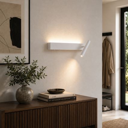 BRILAGI - Spot mural ARLIX LED/3W/230V + LED/7W blanc IRC 90