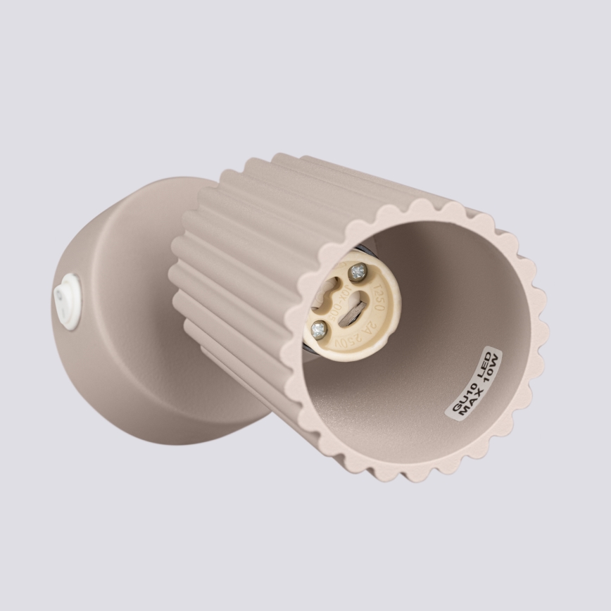 Brilagi - Spot mural CRESTO 1xGU10/10W/230V taupe