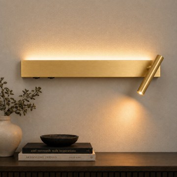 BRILAGI - Spot mural LED ARLIX LED/3W/230V + LED/7W doré IRC 90