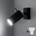 BRILAGI -  Spot mural LED ASMUS 1xGU10/7W/230V noir