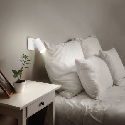 Brilagi - Applique spot LED RGBW dimmable SELE 1xGU10/4,8W/230V 3000K blanche + télécommande