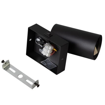 Brilagi - Applique murale spot LED RGBW dimmable SELE 1xGU10/4,8W/230V 3000K noir + télécommande
