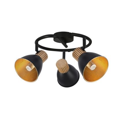 Brilagi - Spot ODENSE 3xE14/10W/230V bois/noir