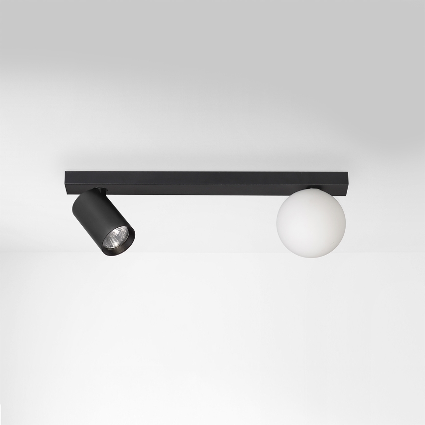 Brilagi - Spot orientable SELE BALL 1xGU10/30W/230V + 1xG9/10W noir