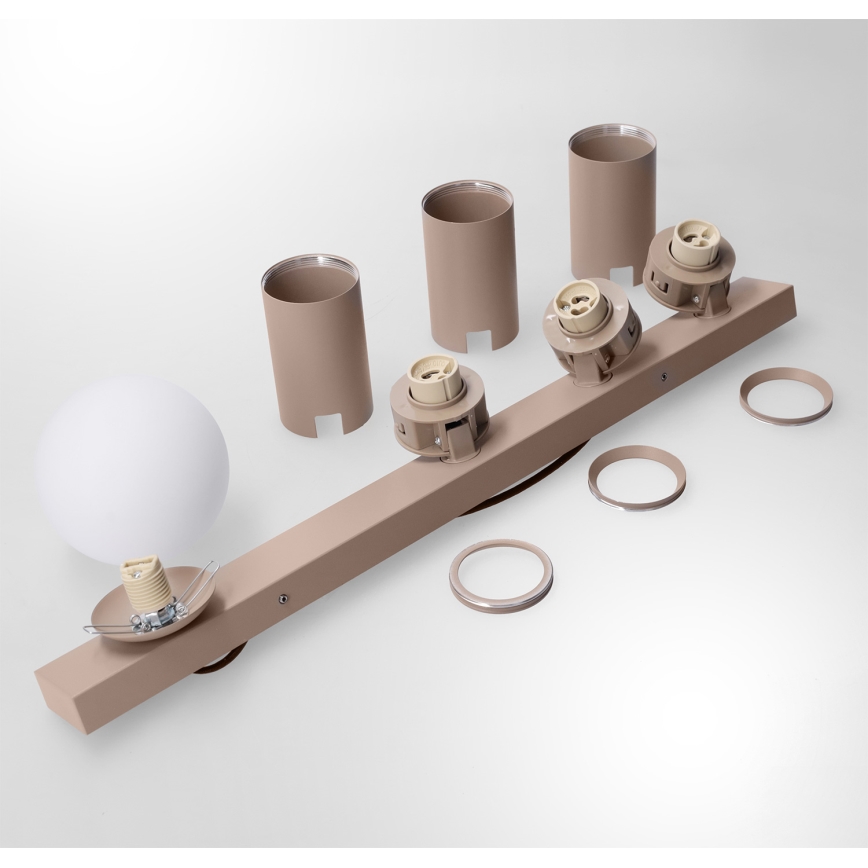 Brilagi - Spot orientable SELE BALL 3xGU10/30W/230V + 1xG9/10W beige