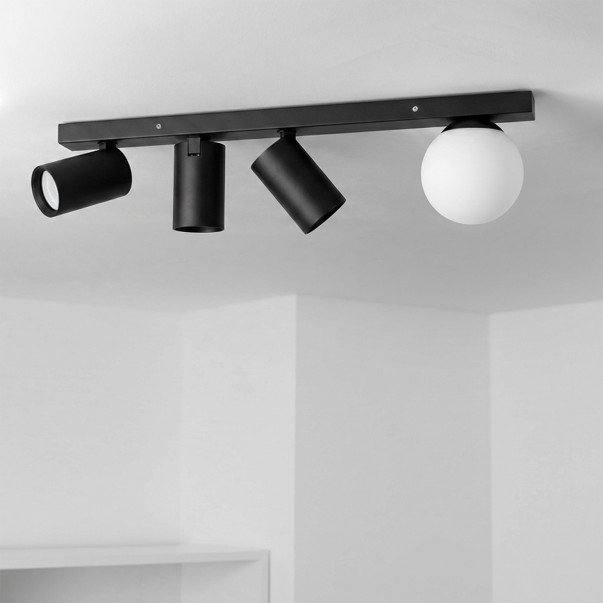 Brilagi - Spot orientable SELE BALL 3xGU10/30W/230V + 1xG9/10W noir