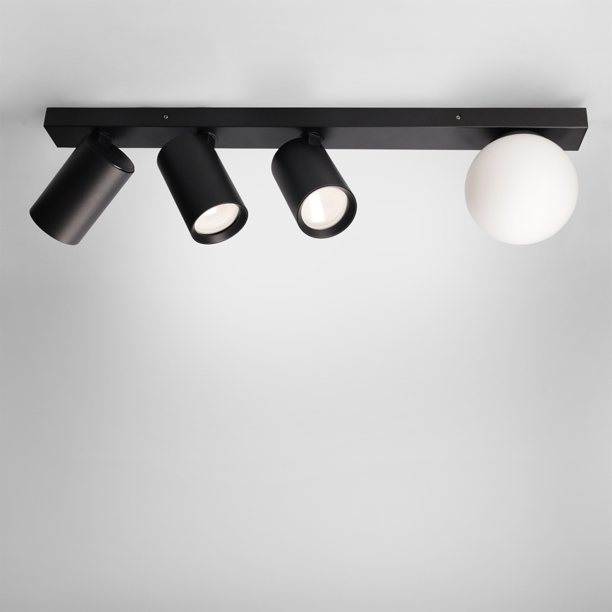 Brilagi - Spot orientable SELE BALL 3xGU10/30W/230V + 1xG9/10W noir