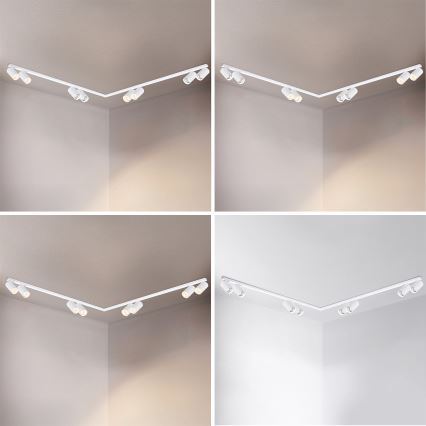 Brilagi - Spot orientable SELE LONG 8xGU10/30W/230V blanc