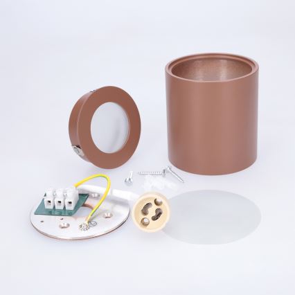 BRILAGI - Spot pour salle de bains MIA 1xGU10/30W/230V 84x80 mm marron IP54