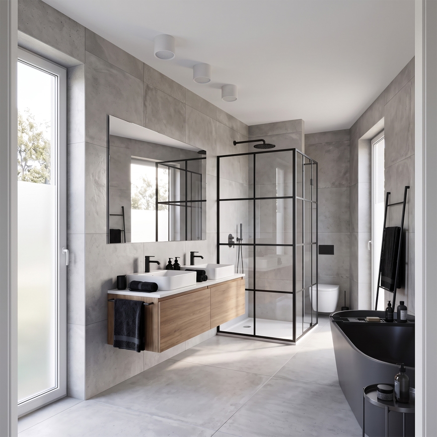 BRILAGI - Spot pour salle de bains SMOOTH 1xGX53/15W/230V 60x82 mm blanc IP54