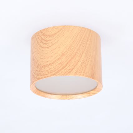BRILAGI - Spot de salle de bains SMOOTH 1xGX53/15W/230V 60x82 mm décor chêne IP54
