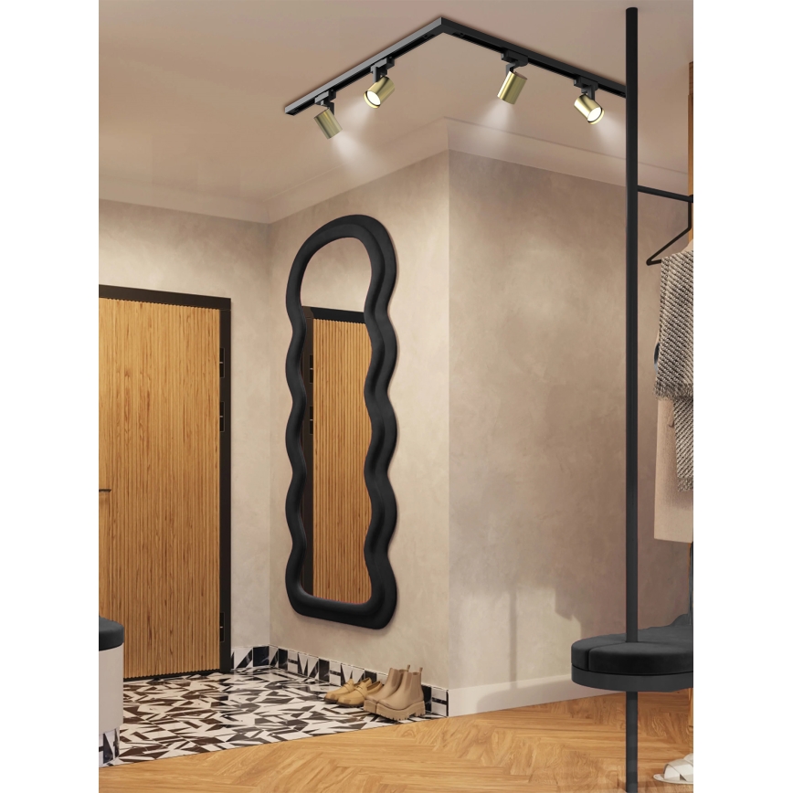 Brilagi - Spot pour système de rail HUSKY 4xGU10/10W/230V noir/doré