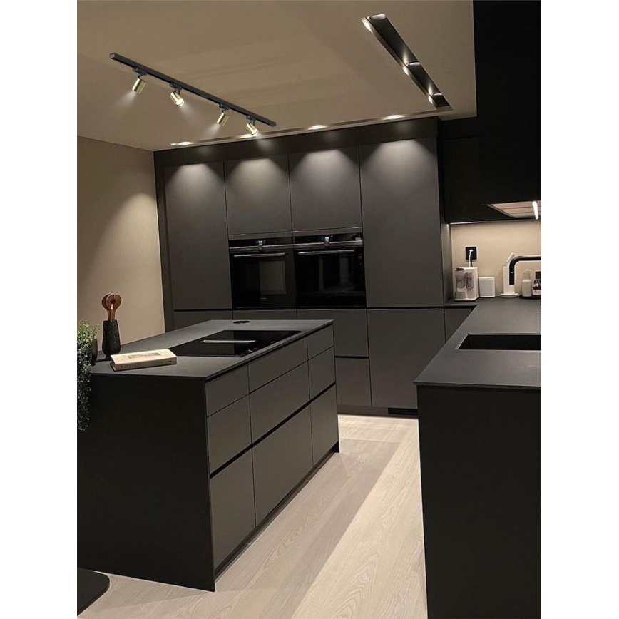 Brilagi - Spot pour système de rail HUSKY 4xGU10/10W/230V noir/doré