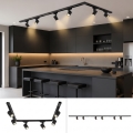 BRILAGI - Spot pour système sur rail HUSKY 6xGU10/10W/230V 225 cm noir