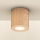 Brilagi - Spot salle de bain MIA 1xGU10/30W/230V 84x80 mm décor en chêne IP44