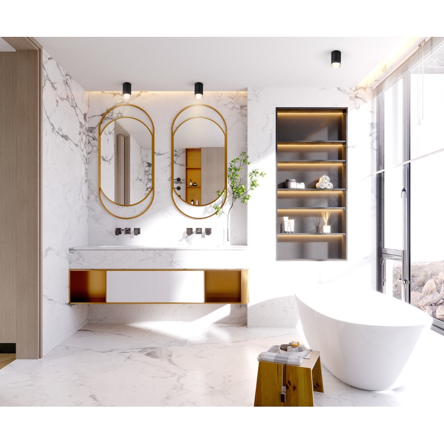 Brilagi - Spot salle de bain SELE 1xGU10/30W/230V IP44 noir