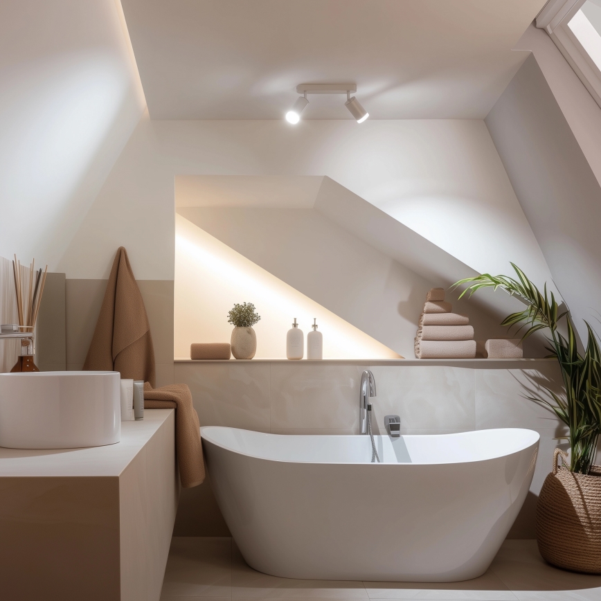 Brilagi - Spot salle de bain SELE 2xGU10/30W/230V IP44 blanc