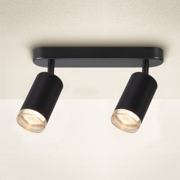 Brilagi - Spot salle de bain SELE 2xGU10/30W/230V IP44 noir