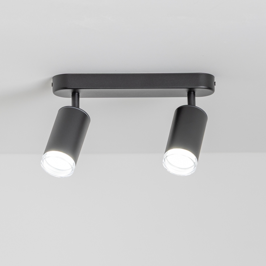 Brilagi - Spot salle de bain SELE 2xGU10/30W/230V IP44 noir