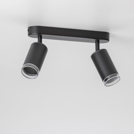 Brilagi - Spot salle de bain SELE 2xGU10/30W/230V IP44 noir
