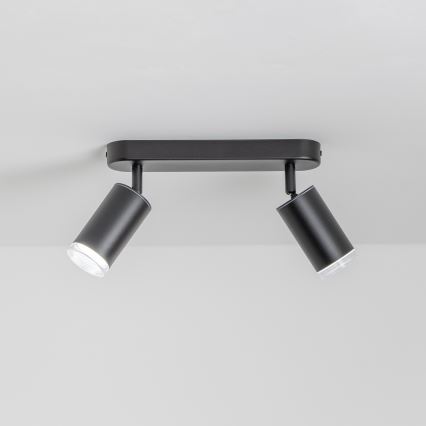 Brilagi - Spot salle de bain SELE 2xGU10/30W/230V IP44 noir