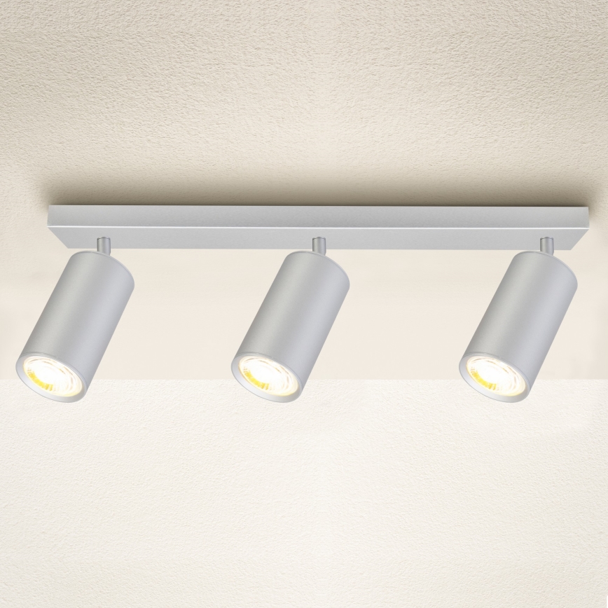 Brilagi - Spot salle de bain SELE 3xGU10/30W/230V IP44 argent