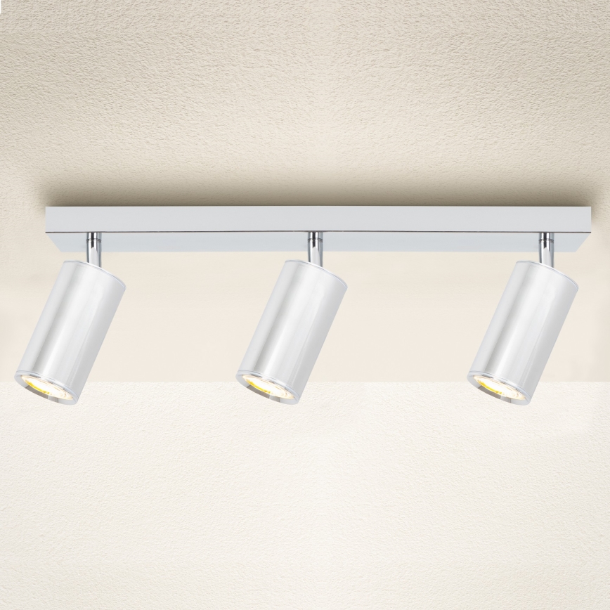 Brilagi - Spot salle de bain SELE 3xGU10/30W/230V IP44 chrome brillant