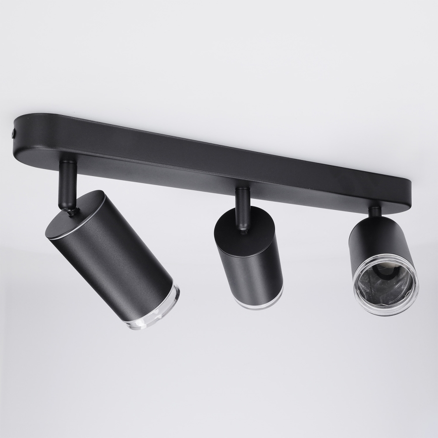 Brilagi - Spot salle de bain SELE 3xGU10/30W/230V IP44 noir