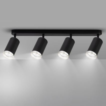 Brilagi - Spot salle de bain SELE 4xGU10/30W/230V IP44 noir