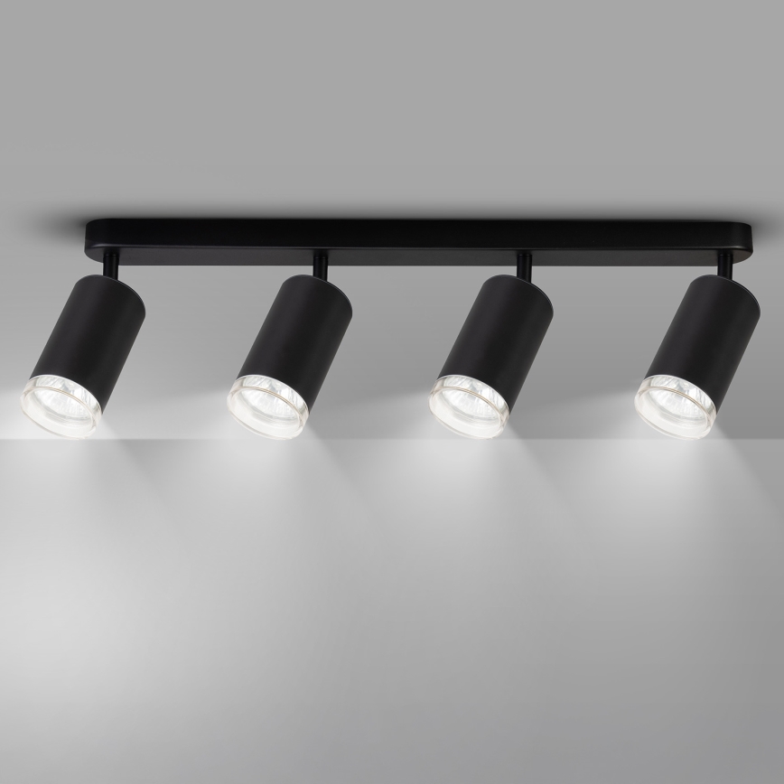 Brilagi - Spot salle de bain SELE 4xGU10/30W/230V IP44 noir