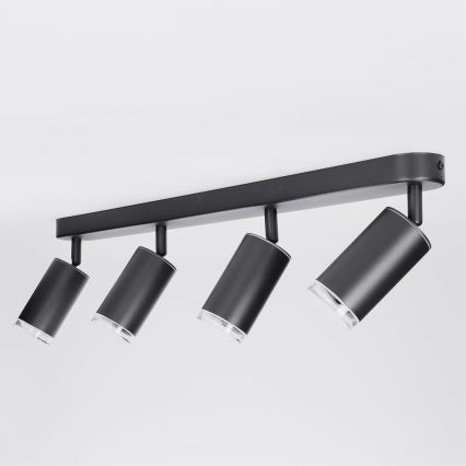Brilagi - Spot salle de bain SELE 4xGU10/30W/230V IP44 noir