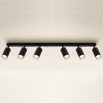 Brilagi - Spot salle de bain SELE 6xGU10/30W/230V IP44 noir