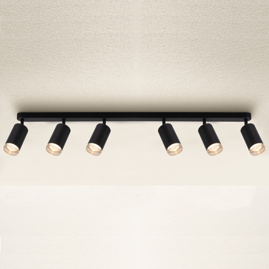 Brilagi - Spot salle de bain SELE 6xGU10/30W/230V IP44 noir