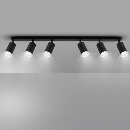 Brilagi - Spot salle de bain SELE 6xGU10/30W/230V IP44 noir