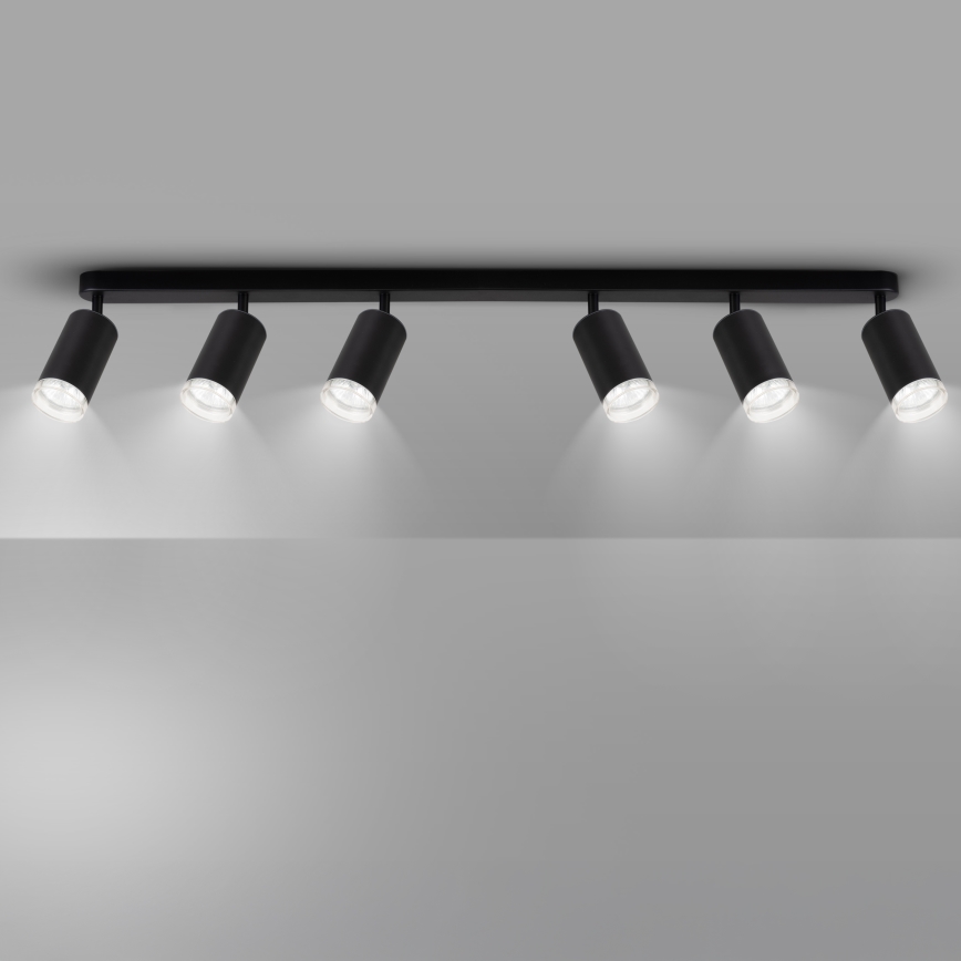 Brilagi - Spot salle de bain SELE 6xGU10/30W/230V IP44 noir