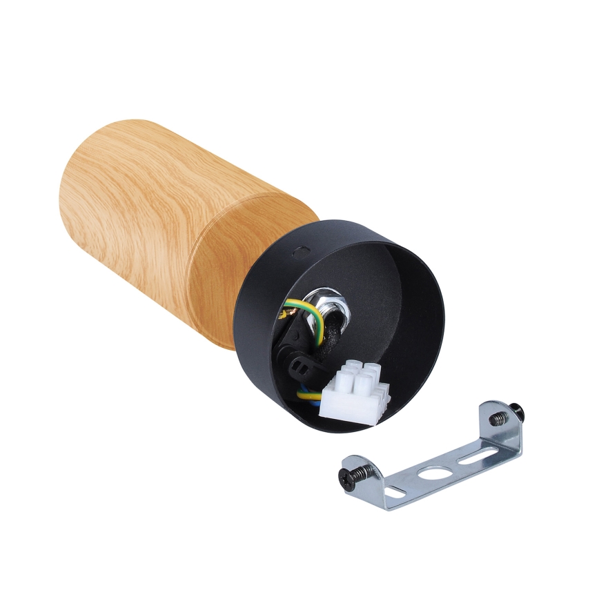 Brilagi - Spot SELE 1xGU10/30W/230V zwart/eiken decor